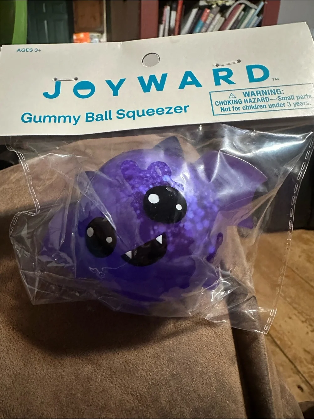 Joyward Gummy Ball Squeezer- Halloween Duo- Bat and Jack O Lantern fidget toy